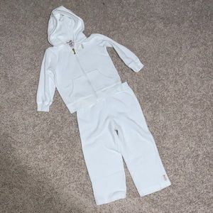 Baby Girl Velvet tracksuit
